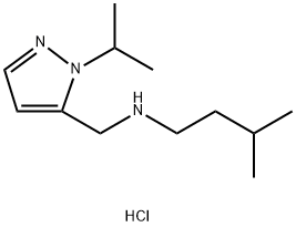 (1-isopropyl-1H-pyrazol-5-yl)methyl](3-methylbutyl)amine Structure