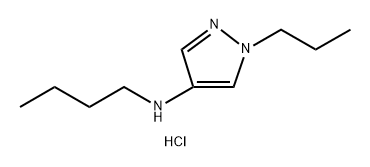 N-butyl-1-propyl-1H-pyrazol-4-amine Structure