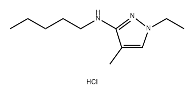 1-ethyl-4-methyl-N-pentyl-1H-pyrazol-3-amine Structure