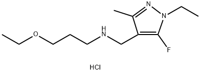 3-ethoxy-N-[(1-ethyl-5-fluoro-3-methyl-1H-pyrazol-4-yl)methyl]propan-1-amine Structure