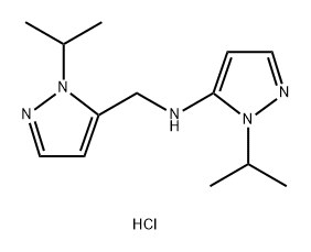 1-isopropyl-N-[(1-isopropyl-1H-pyrazol-5-yl)methyl]-1H-pyrazol-5-amine Structure