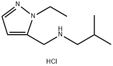 (1-ethyl-1H-pyrazol-5-yl)methyl]isobutylamine Structure