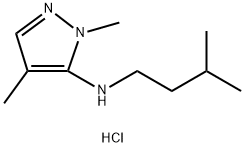 1,4-dimethyl-N-(3-methylbutyl)-1H-pyrazol-5-amine Structure