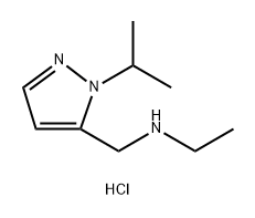 ethyl[(1-isopropyl-1H-pyrazol-5-yl)methyl]amine Structure