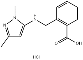 2-{[(1,3-dimethyl-1H-pyrazol-5-yl)amino]methyl}benzoic acid Structure