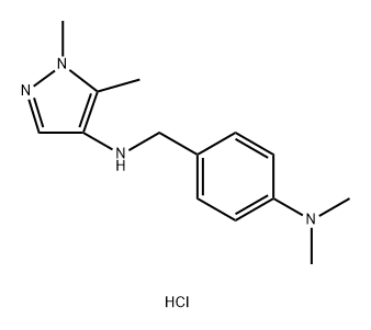 N-[4-(dimethylamino)benzyl]-1,5-dimethyl-1H-pyrazol-4-amine Structure