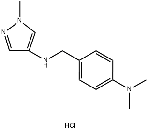 N-[4-(dimethylamino)benzyl]-1-methyl-1H-pyrazol-4-amine Structure