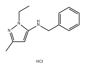 N-benzyl-1-ethyl-3-methyl-1H-pyrazol-5-amine Structure