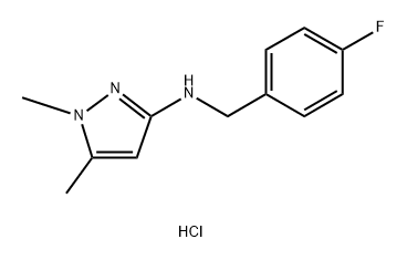 N-(4-fluorobenzyl)-1,5-dimethyl-1H-pyrazol-3-amine Structure