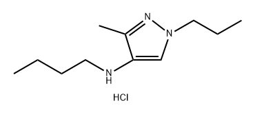 N-butyl-3-methyl-1-propyl-1H-pyrazol-4-amine Structure