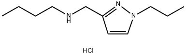 butyl[(1-propyl-1H-pyrazol-3-yl)methyl]amine Structure