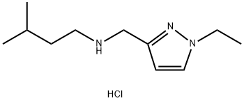 (1-ethyl-1H-pyrazol-3-yl)methyl](3-methylbutyl)amine Structure