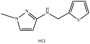 1-methyl-N-(2-thienylmethyl)-1H-pyrazol-3-amine Structure