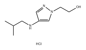 2-[4-(isobutylamino)-1H-pyrazol-1-yl]ethanol Structure