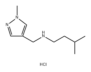 3-methyl-N-[(1-methyl-1H-pyrazol-4-yl)methyl]butan-1-amine Structure