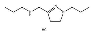 propyl[(1-propyl-1H-pyrazol-3-yl)methyl]amine Structure