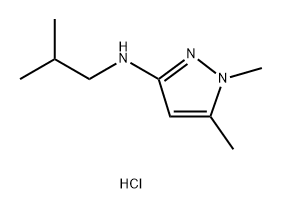 N-isobutyl-1,5-dimethyl-1H-pyrazol-3-amine Structure