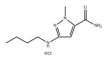 3-(butylamino)-1-methyl-1H-pyrazole-5-carboxamide Structure