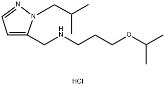 (1-isobutyl-1H-pyrazol-5-yl)methyl](3-isopropoxypropyl)amine Structure