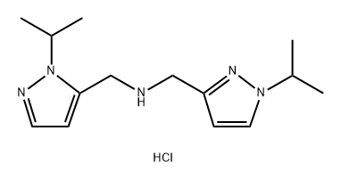 1-(1-isopropyl-1H-pyrazol-3-yl)-N-[(1-isopropyl-1H-pyrazol-5-yl)methyl]methanamine Structure