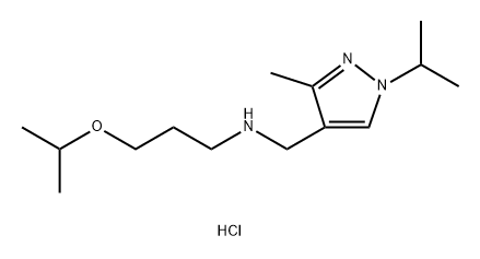 3-isopropoxy-N-[(1-isopropyl-3-methyl-1H-pyrazol-4-yl)methyl]propan-1-amine Structure