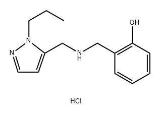 2-({[(1-propyl-1H-pyrazol-5-yl)methyl]amino}methyl)phenol Structure