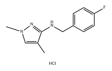 N-(4-fluorobenzyl)-1,4-dimethyl-1H-pyrazol-3-amine Structure