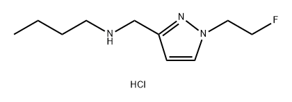 butyl{[1-(2-fluoroethyl)-1H-pyrazol-3-yl]methyl}amine Structure