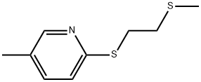 5-Methyl-2-[[2-(methylthio)ethyl]thio]pyridine Structure