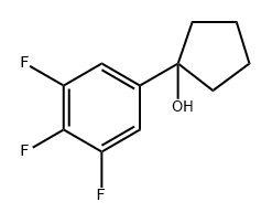 1-(3,4,5-trifluorophenyl)cyclopentanol Structure