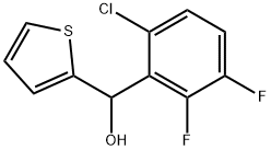 (6-chloro-2,3-difluorophenyl)(thiophen-2-yl)methanol Structure