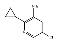 5-chloro-2-cyclopropylpyridin-3-amine Structure