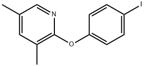 2-(4-Iodophenoxy)-3,5-dimethylpyridine Structure