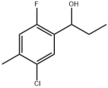 1-(5-chloro-2-fluoro-4-methylphenyl)propan-1-ol Structure