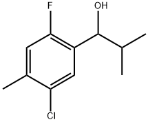 1-(5-chloro-2-fluoro-4-methylphenyl)-2-methylpropan-1-ol Structure