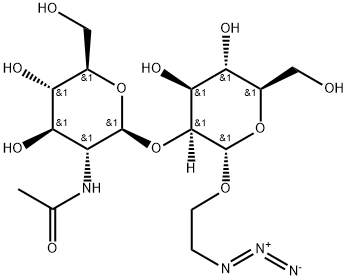 GlcNAc beta(1-2)Man alpha-1-Ethylazide Structure