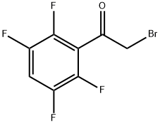 2-Bromo-1-(2,3,5,6-tetrafluorophenyl)ethanone Structure