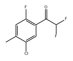 1-(5-Chloro-2-fluoro-4-methylphenyl)-2,2-difluoroethanone Structure