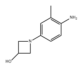 1-(4-amino-3-methylphenyl)azetidin-3-ol Structure