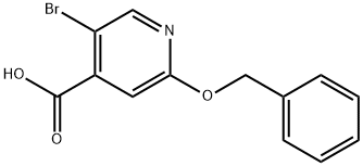 2-(Benzyloxy)-5-bromoisonicotinic acid Structure