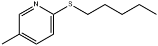 5-Methyl-2-(pentylthio)pyridine Structure