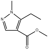 Methyl 5-ethyl-1-methyl-1H-pyrazole-4-carboxylate Structure