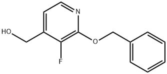 (2-(benzyloxy)-3-fluoropyridin-4-yl)methanol 구조식 이미지