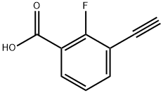 3-ethynyl-2-fluorobenzoic acid Structure