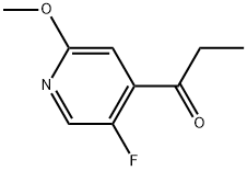 1-(5-Fluoro-2-methoxy-4-pyridinyl)-1-propanone Structure