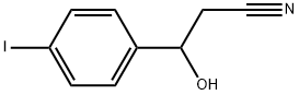 β-Hydroxy-4-iodobenzenepropanenitrile Structure