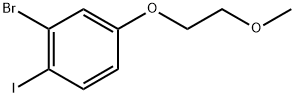 2-Bromo-1-iodo-4-(2-methoxyethoxy)benzene Structure