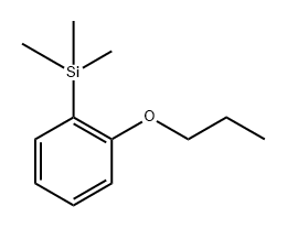 trimethyl(2-propoxyphenyl)silane Structure