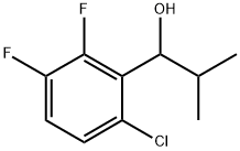 1-(6-chloro-2,3-difluorophenyl)-2-methylpropan-1-ol Structure
