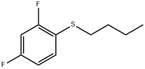 butyl(2,4-difluorophenyl)sulfane Structure